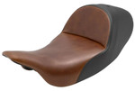 Saddlemen Lariat Low Solo Distressed Brown Leather Seat (808-07B-0041L)