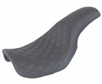Saddlemen Profiler Front Lattice Stitch/Rear Smooth Black Seat (806-04-149)