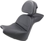 Saddlemen Explorer Ultimate Comfort Black Seat w/Driver Backrest (818-31-030)