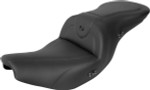 Saddlemen Heated RoadSofa Black Motorcycle Seat (I14-07-187HCT)