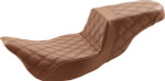 Saddlemen Brown Lattice Stitch Extended Reach Step-Up Seat (808-07B-175BREX)