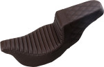 Saddlemen Brown Tuck-n-Roll/Lattice Stitch Step-Up Seat (808-07B-176BR)