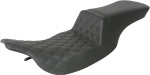 Saddlemen Step Up Lattice Stitch Black Motorcycle Seat (897-07-192)
