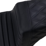 Saddlemen Front Tuck-N-Roll/Rear Lattice Stitch Step-Up Seat (818-30-176)