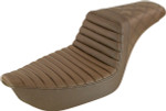 Saddlemen Step-Up Tuck-n-Roll/Rear Lattice Stitch Brown Seat (896-04-176BR)
