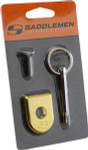 Saddlemen Gold Fender Tab Cover & ATAB 1/4"-20 Seat Security Screw (8910GO)
