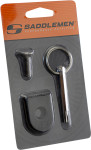 Saddlemen Black Fender Tab Cover & ATAB 1/4"-20 Seat Security Screw (8910B)