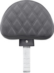 Saddlemen Lattice Stitch Black Driver Backrest (11567LS)
