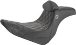 Saddlemen SDC Pro Gripper Lattice Stitch Seat w/Lumbar Pad (SC81829DB0)