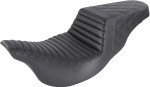 Saddlemen Step-Up Tuck-n-Roll Front/Rear Lattice Stitch Black Seat (808-07B-176)