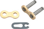 DID 428NZ Connecting Link - Gold - Press Fit Clip (FJ428NZG)