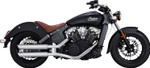 Vance & Hines Twin Slash 3" Chrome Slip-On Mufflers (18323)