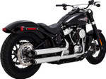 Vance & Hines Twin Slash 3" Chrome Slip-On Mufflers (16376)
