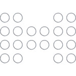 James Pushrod Tube to Tappet Washer 20 Pack (JGI-6737)