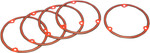 James Clutch Derby Cover Foamet Gasket 5 Pack (JGI-25416-70-F)