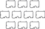 James Transmission Top Cover Paper Gasket 10 Pack (JGI-34904-79)