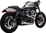 Vance & Hines Upsweep Brushed Stainless 2-into-1 Exhaust System (27327)
