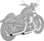 Vance & Hines Twin Slash 3" Chrome Slip-On Mufflers (16361)
