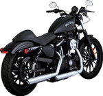 Vance & Hines Twin Slash 3" Chrome Slip-On Mufflers (16361)