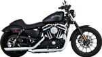 Vance & Hines Twin Slash 3" Chrome Slip-On Mufflers (16361)