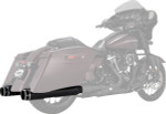 Vance & Hines 4.5" Torquer 450 Black Machine Cut Slip-On Mufflers (46676)