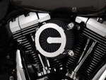 Vance & Hines VO2 Cage Fighter Chrome Air Cleaner (70355)