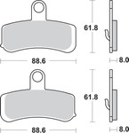 SBS H.HS - Sintered Brake Pads (853H.HS)