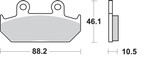SBS HS - Sintered Brake Pads (647HS)
