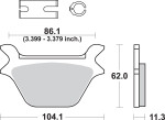 SBS H.HF - Ceramic Brake Pads (669H.HF)