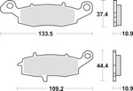 SBS LS - Sintered Brake Pads (886LS)