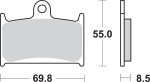 SBS HS - Sintered Brake Pads (624HS)