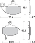 SBS HF - Ceramic Brake Pads (602HF)