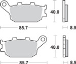SBS HF - Ceramic Brake Pads (657HF)