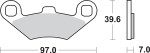 SBS ATS Sintered Brake Pads (716ATS)