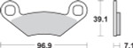 SBS ATS Sintered Brake Pads (642ATS)