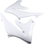 Cycra Powerflow White Radiator Shrouds (1CYC-1784-42)