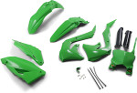 Cycra Green/Black Complete Plastic Powerflow Body Kit (1CYC-9325-02)