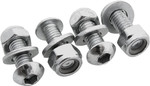 Bolt M6 x 16mm Steel License Plate Fastener Kit (2007-LPF)