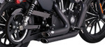 Vance & Hines Shortshots Staggered Black Exhaust System (47329)