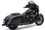Cobra 4" Dual Cut Black Slip-On Mufflers (5208B)