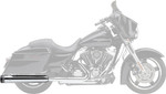 Cobra 4.5" Gen-2 Neighbor Haters Chrome Slip-On Mufflers for '95-16 FL (6290)