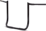 LA Choppers 1.25" Prime Ape Gloss Black Handlebar w/18" End Rise (LA-7352-18B)