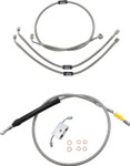 LA Choppers Stainless Standard Cable Kit for 18"-20" Handlebars (LA-8157KT-19)