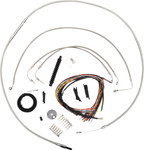 LA Choppers Stainless Complete Cable Kit for 15"-17" Handlebars (LA-8154KT2-16)