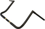 LA Choppers 1.25" Twin Peaks Matte Black Handlebar w/14" End Rise (LA-7361-14M)