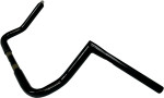 LA Choppers 1.25" Twin Peaks Glossy Black Handlebar w/10" End Rise (LA-7361-10B)