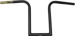LA Choppers 1" Bourbon Ape Matte Black Handlebar w/12" End Rise (LA-7381-12M)