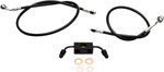 LA Choppers Black Vinyl Brake Lines for 12"-14" Handlebars (LA-8211B13B)
