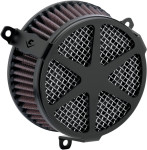 Cobra Spoke Black PowrFlo Air Intake System (06-0467-04B-SB)