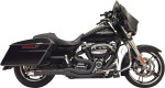 Bassani Road Rage II 2-Into-1 with Hot Rod Turnout Black Muffler System (1F88B)